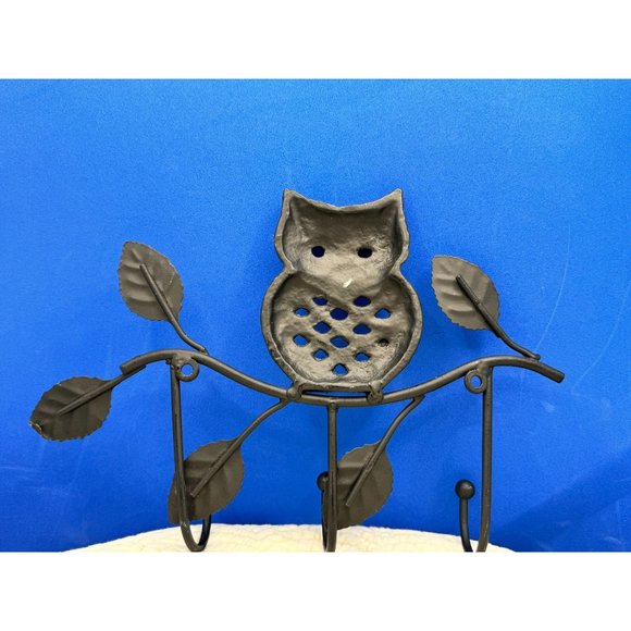 Metal Owl Wall Hook Hangers - Picture 5 of 8